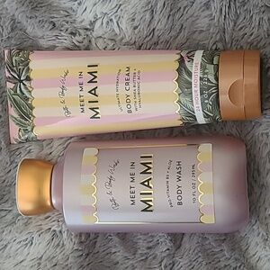 Shower gel and lotion